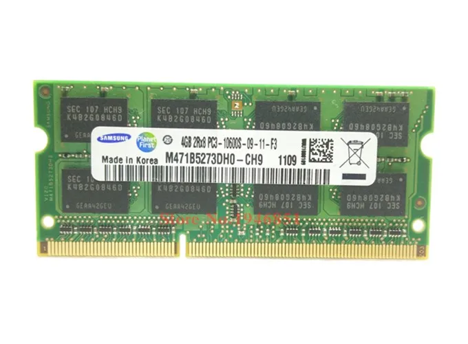 Samsung памяти ноутбука DDR3 4 Гб 2 Гб 1 ГБ 1066 1333 1600 МГц PC3-10600 8500 12800 ноутбук оперативной памяти 10600S 2G 4G