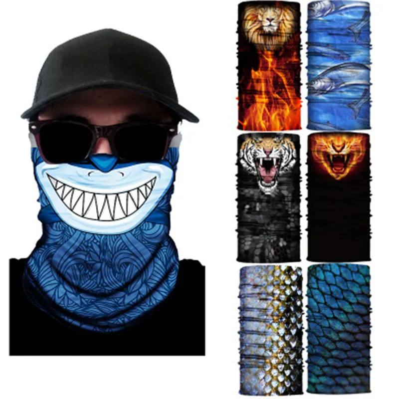

Digital Printing Magic Variable Scale Marine Animal Fish Seamless Outdoor Sports Headscarf
