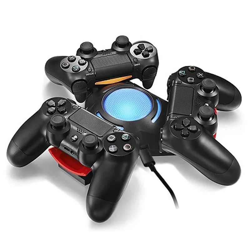 

3 Controllers USB Charging Dock Charger Station Stand with LED Indicator for Sony PlayStation 4 PS4 Wireless Controller