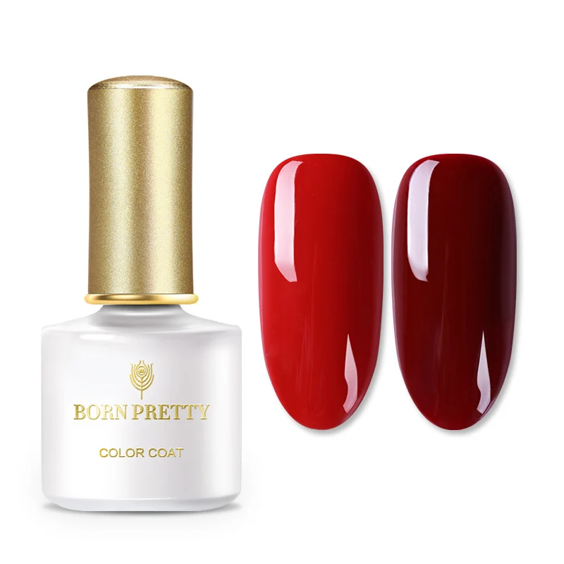 Серия BORN PRETTY Red Blaze 6 мл Гель-лак для ногтей отмачиваемый чистый цвет для ногтей УФ светодиодный Гель-лак для маникюра гель-лампа для дизайна ногтей