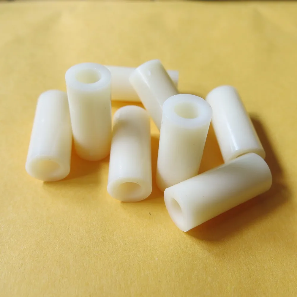 100pcs M5 Nylon Plastic round Standoff Spacer M5x5-30mm roll abstandhalter 5mm Distanzroehrchen RC Model