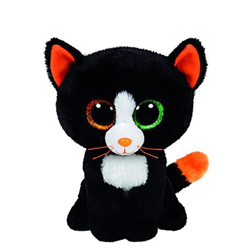 Ty Beanie Боос большие глаза 6 "Kawaii cat плюшевое животное, куклы игрушки для детей мягкие для девочек подарок на день рождения куклы