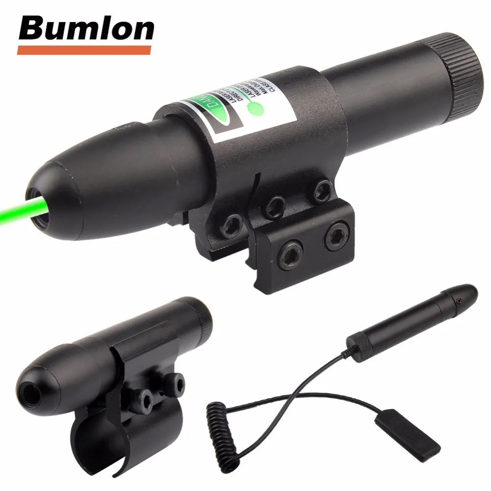 

Hunting Green Laser Pointer Presenter Pen Aiming Sight Laser Sight Dot Scope with Ajustable Bracket Mount 11MM 20MM 3-0006G