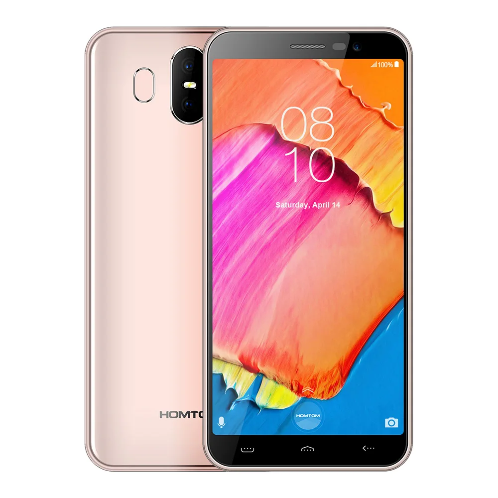 HOMTOM S17 5,5‘’ 18:9 дисплей Android 8,1 2 GB 16 GB память13MP+ 2MP двойной камеры смартфон 3000 mAh Face ID отпечатков пальцев мобильный телефон