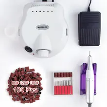30000 об/мин маникюрный набор фрезерный станок профессиональные полировщик для ногтей Инструменты Электрический ногтей сверла ногтей педикюрная пилка Apparatu