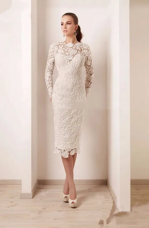 mother-of-the-bride-dresses-cocktail-dresses-2015-new-sexy-high-neck-full-sleeve-lace-robe