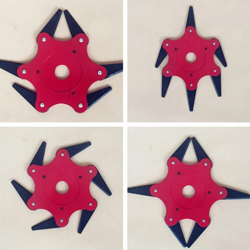 Универсальный триммер для травы с 6 зубьями, металлические лезвия, щетка для газонокосилки, Сменная головка для садовой газонокосилки