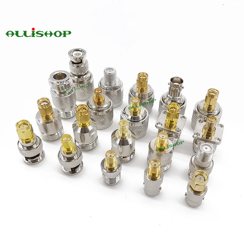 

20Pcs Male Female SMA to N Type / BNC / TNC / F Type Adapter RF Coaxial Connector Test Converter