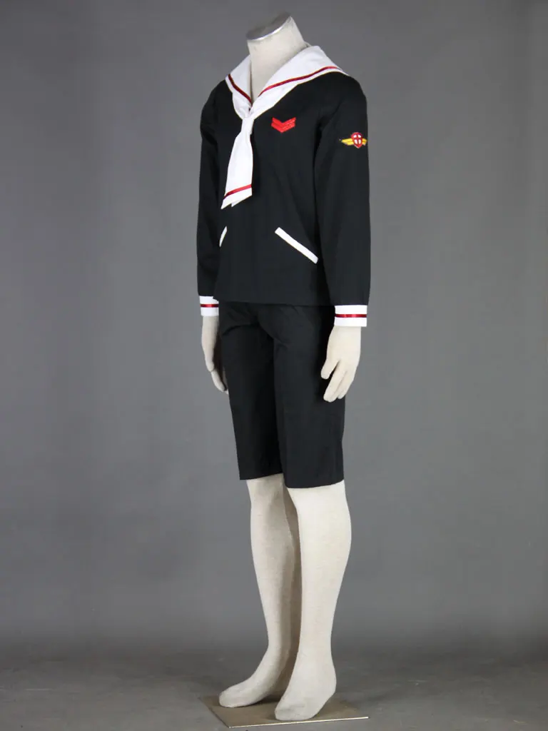 Cardcaptor Sakura Li Syaoran Cosplay Costume Primary School Sailor Uniform A.116 Cardcaptor Sakura Li Syaoran Cosplay Costume Primary School Sailor Uniform A.116