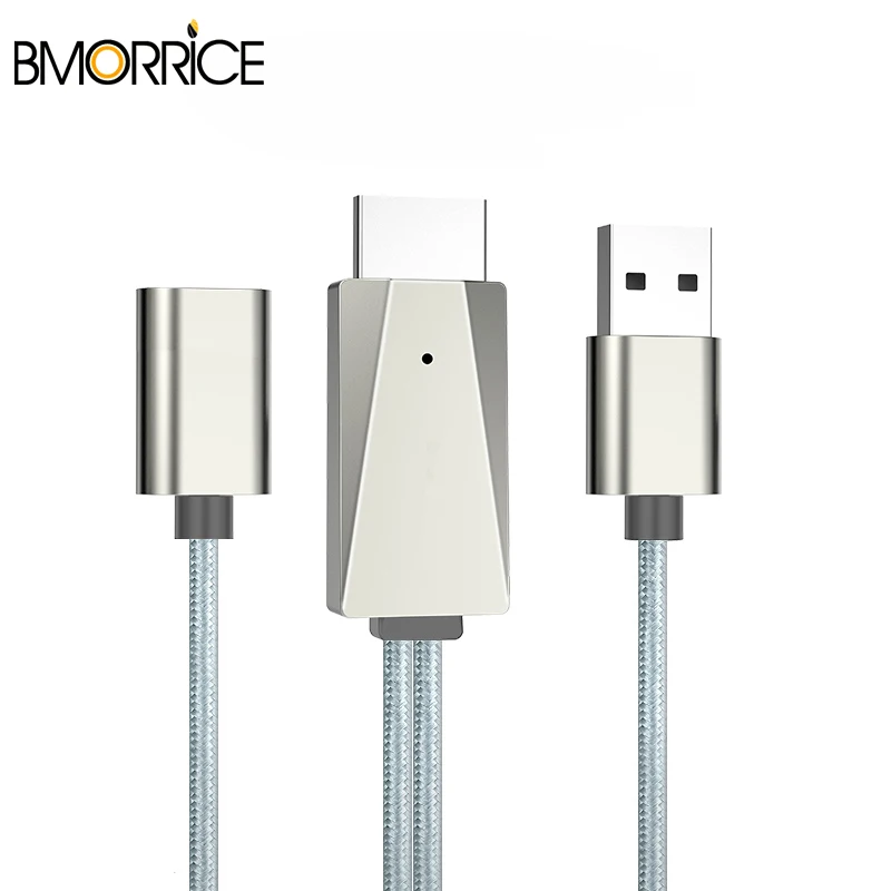 

LD13M-1D For lighting USB to HDMI cable Mirascreen HD display cable for apple ios HD TV cable for iphone ipad ipod