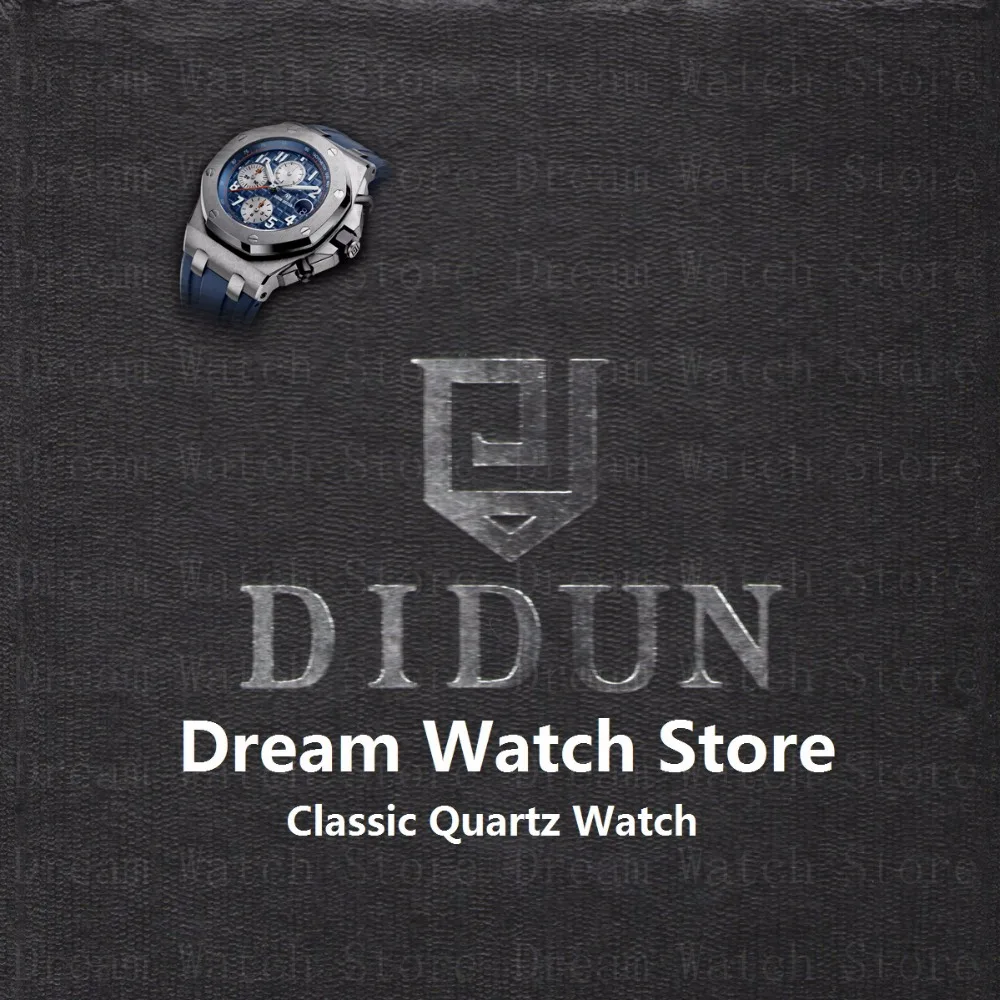 Goede DIDUN Horloge Heren Horloges Top Brand Luxe Gear S3 Quartz Horloge Fitness Waterdichte Sport Chronograph Horloge Snelle Verzending