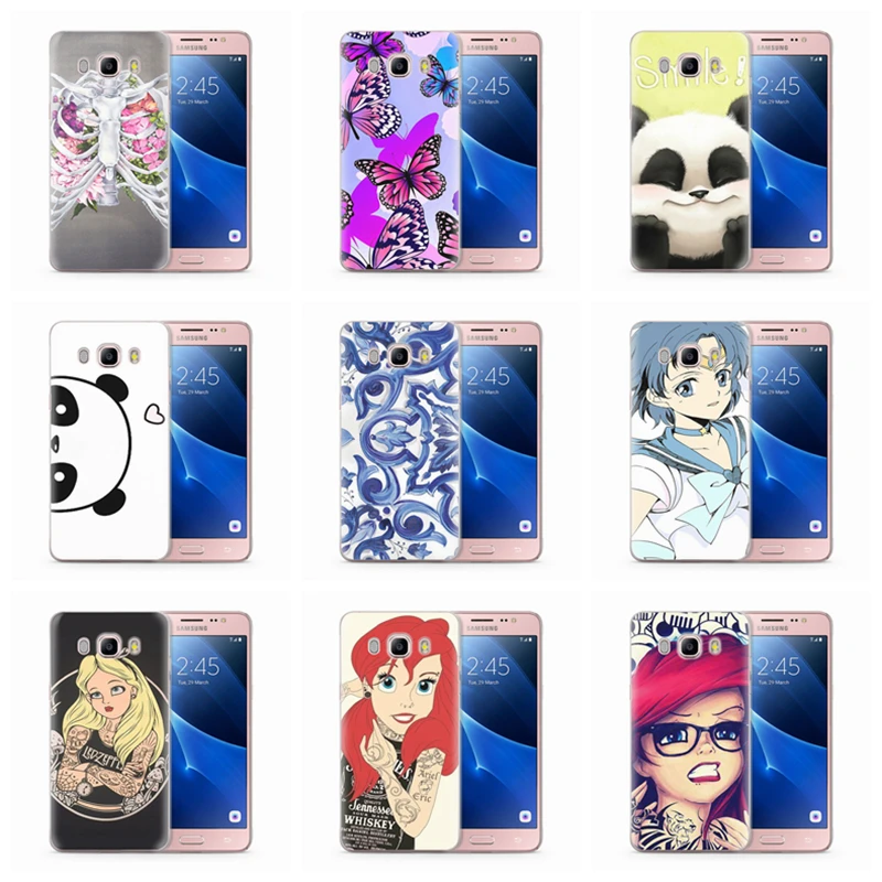 Чехол для Funda Samsung Galaxy J7 2016 J710 J710F Чехлы телефона из термополиуретана мягкий чехол