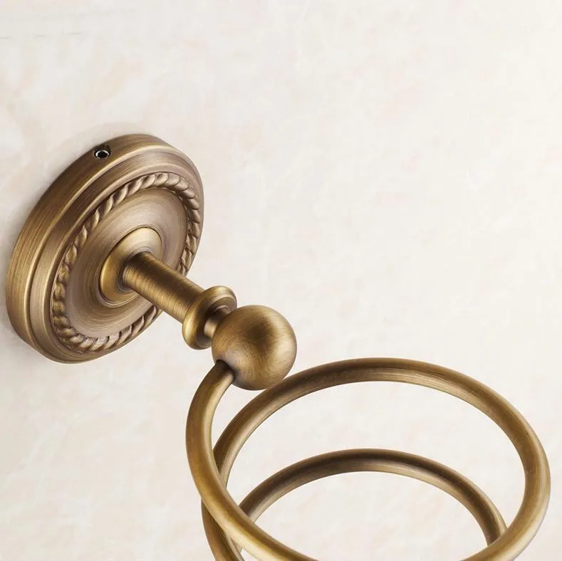 Античная бронза фен стойки, аксессуары для ванной комнаты Фен держатель фен настенный держатель стеллаж для хранения shelf2290