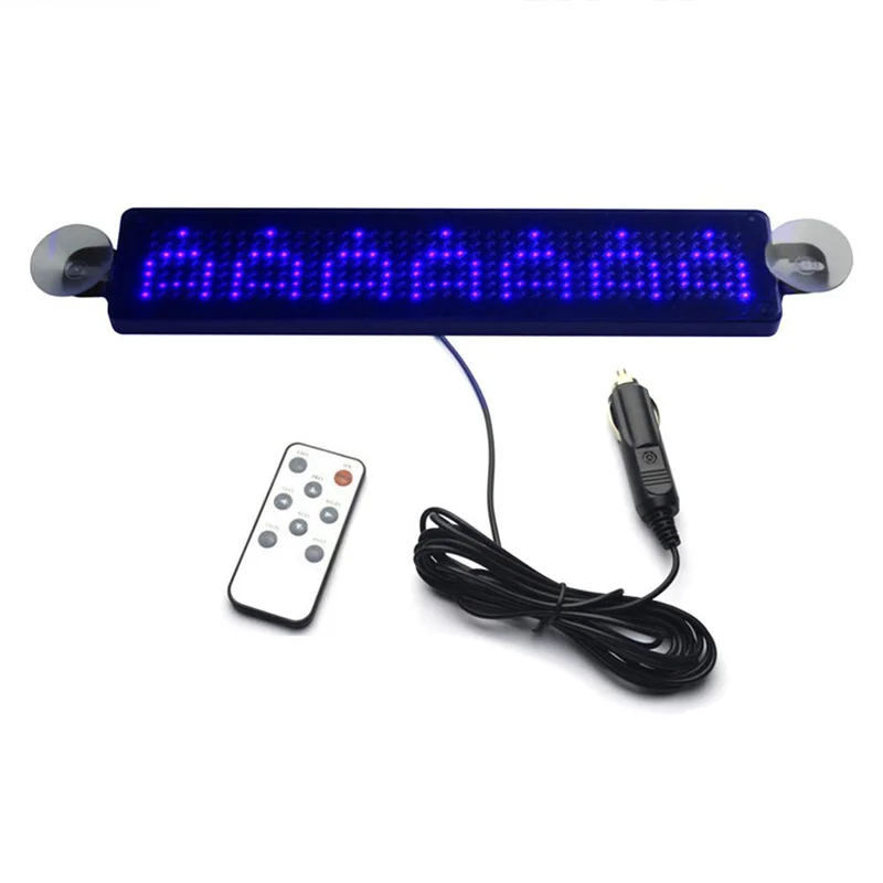 12 V Remote Led Programmable Sign Driving Lights,Car LED Message Sign Scrolling for Cars