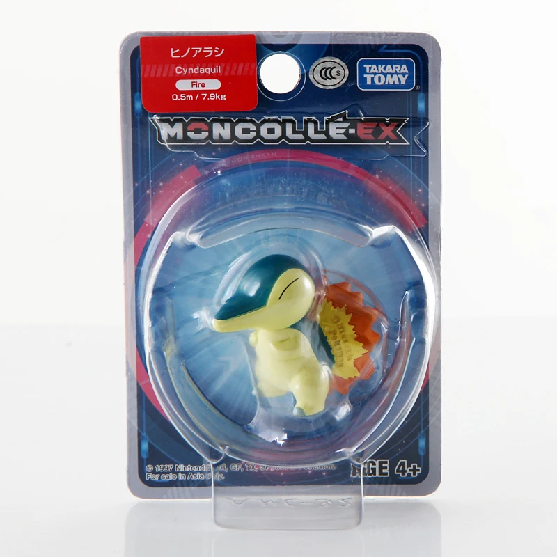 

Takara Tomy Pokemon Moncolle-EX Sun Moon 4cm Mini Toy Collection Figure Cyndaquil New in Box 975793
