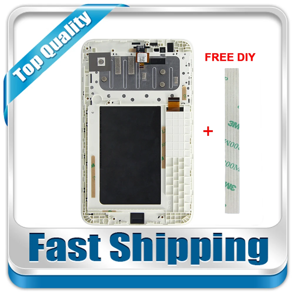Comprare Nuovo Per Lenovo Tab A7 30 A3300 A3300T A3300 GV A3300 HV LCD di Ricambio Display Touch Screen Digitizer con Telaio di Montaggio Bianco