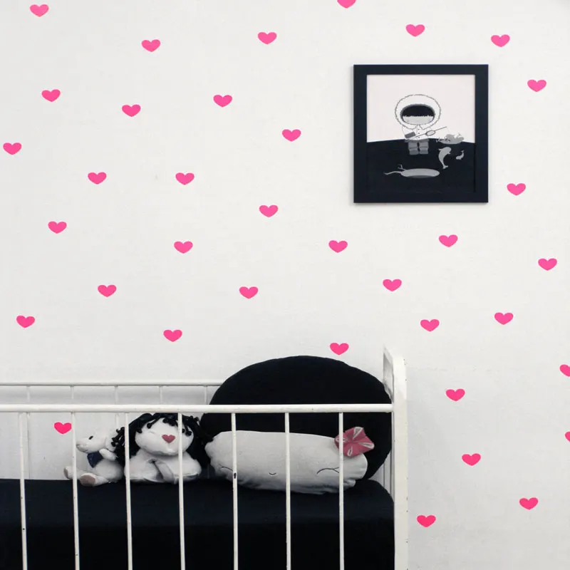 Наклейки самоклеящиеся для детской спальни|adhesivos para pared|heart wall stickerswall sticker |