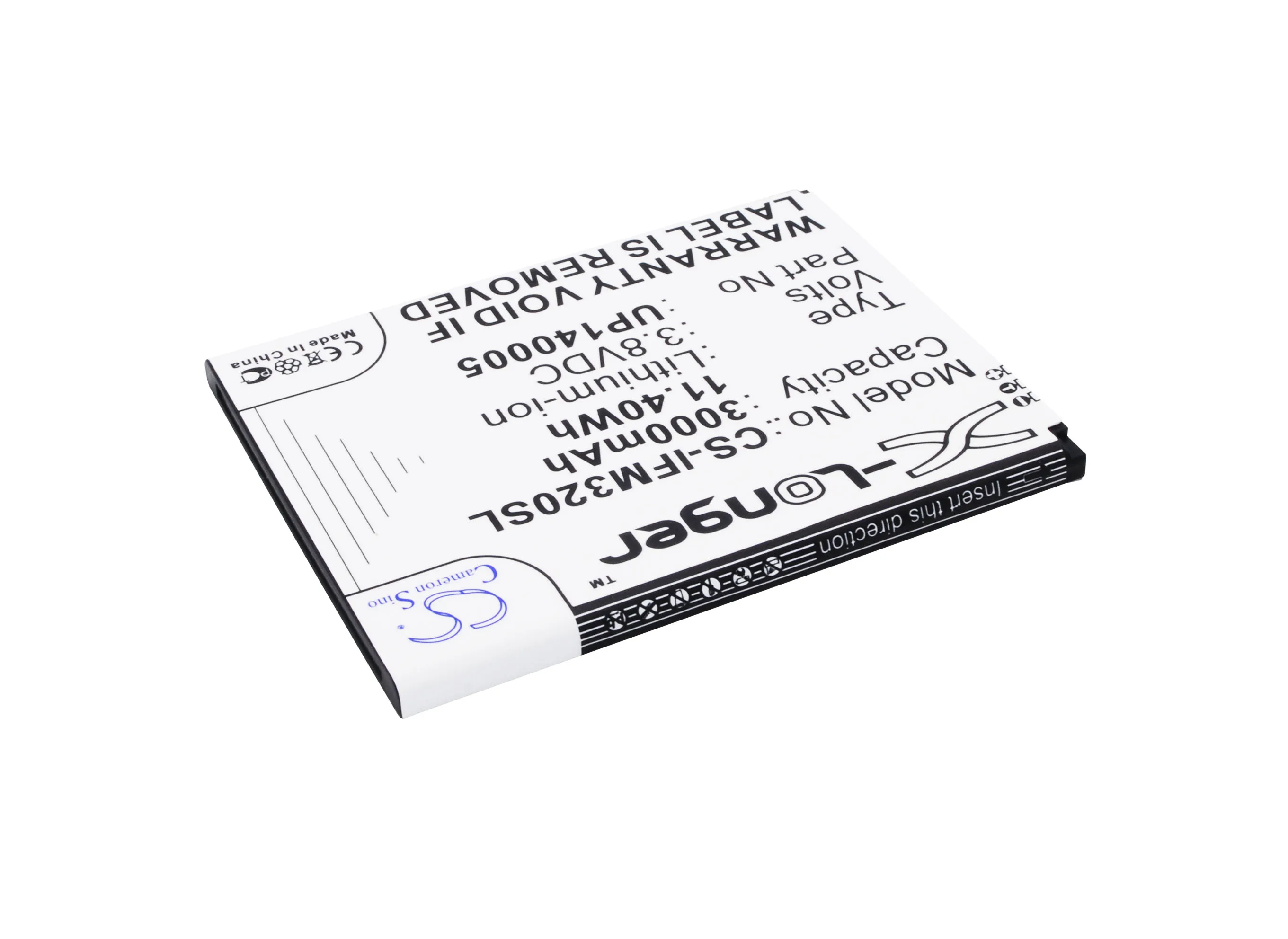 Аккумулятор Cameron Sino 3000mAh battery BAT-07, BPD7000001B-001, UP140005 для Infocus M320, M320m, M320u