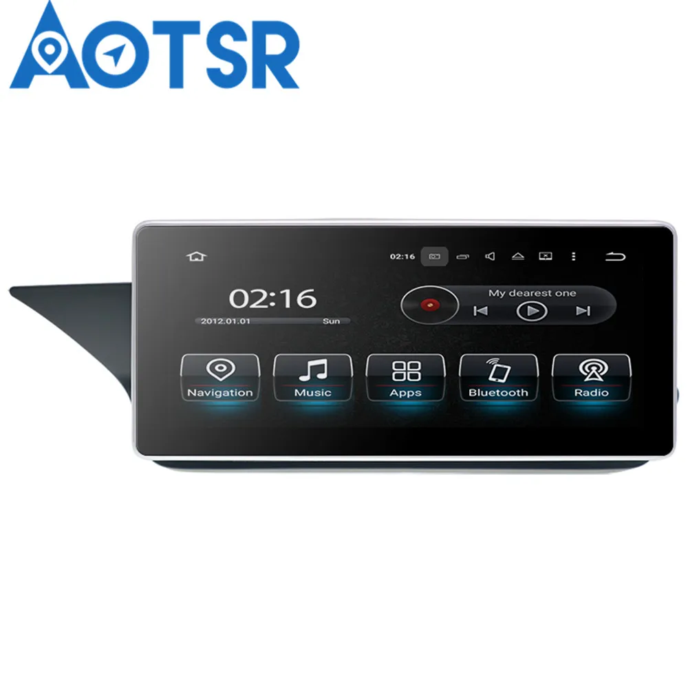 Aotsr Android 8,0 7,1 gps навигации автомобиля без DVD плеер для MEERCEDES-BENZ E220 W212 2010- мультимедийное радио Регистраторы 1 DIN