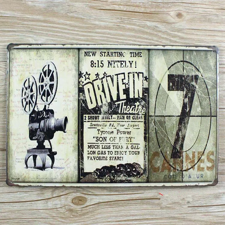 Tin Wall Decor popular metal plaque movie-buy cheap metal plaque movie lots from Tin Wall Decor popular metal plaque movie-buy cheap metal plaque movie lots from