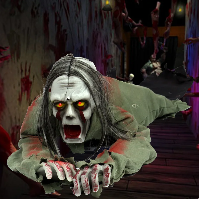 

Electric Crawling Ghost HalloweenDecoration Party decoration Big size Halloween props Free shipping
