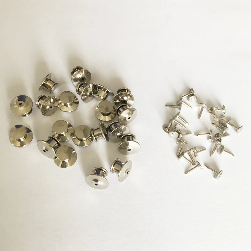 

30 Pairs 3 styles Silver/golden Butterfly Clutch Tie Tacks Pin Back Replacement with Blank Pins Combo for Craft Making