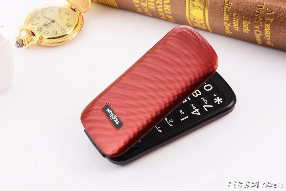 Мобильный телефон TKEXUN E1190A с двумя sim-картами, Bluetooth, FM, MP3, Vedio, дешевый мобильный телефон для пожилых людей, русская клавиатура