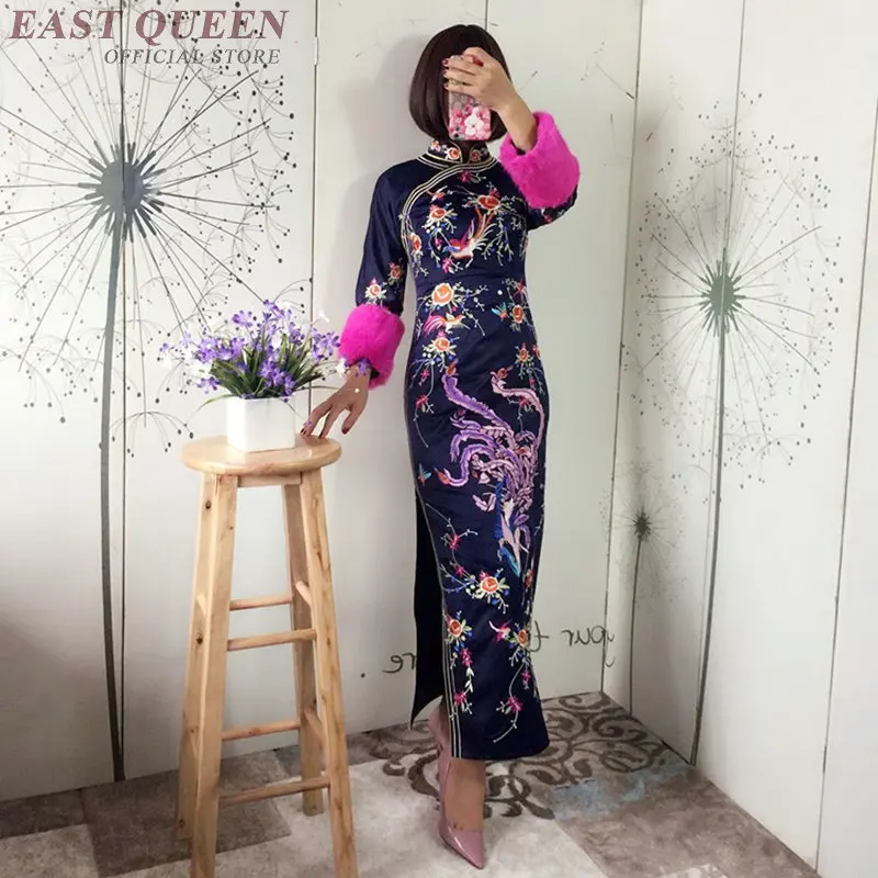 Qipao традиционное китайское восточное платье женское Чонсам сексуальное современное китайское платье qi pao женские платье в азиатском стиле
