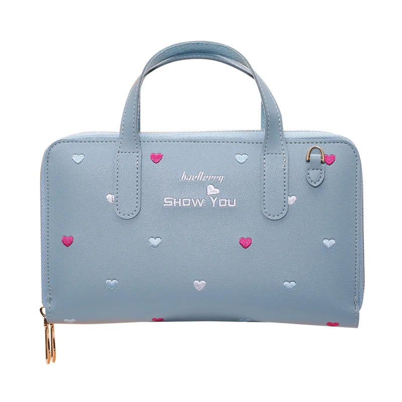 

Women Messenger Bags Heart Shaped Embroidery Design Handbag Ladies Shoulder Bag Female Purse Womans Bags Brand Designers 2019