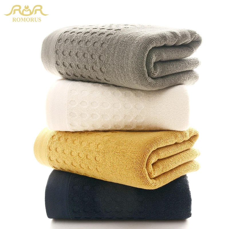 Top Quality 100 Cotton Large Bath Towel 70*140cm Big Swimming Beach