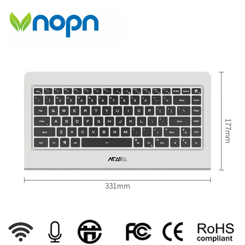 K600-N6 все в одном клавиатура ПК встроенный ОС Windows 10 Поддержка 1080P FULL HD дисплей Z3537F четырехъядерный 2G 64G настольные компьютеры компьютер