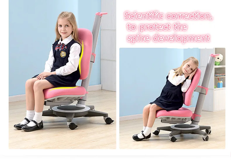 Детское обучающее кресло, Корректирующее осанку, кресло с подъемником, вращающееся кресло