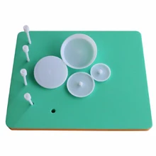 Двухсторонний пятидырочный коврик для торта, сладкого блюда прямоугольная губка пена коврик для украшения ногтей Набор DIY инструмент формы