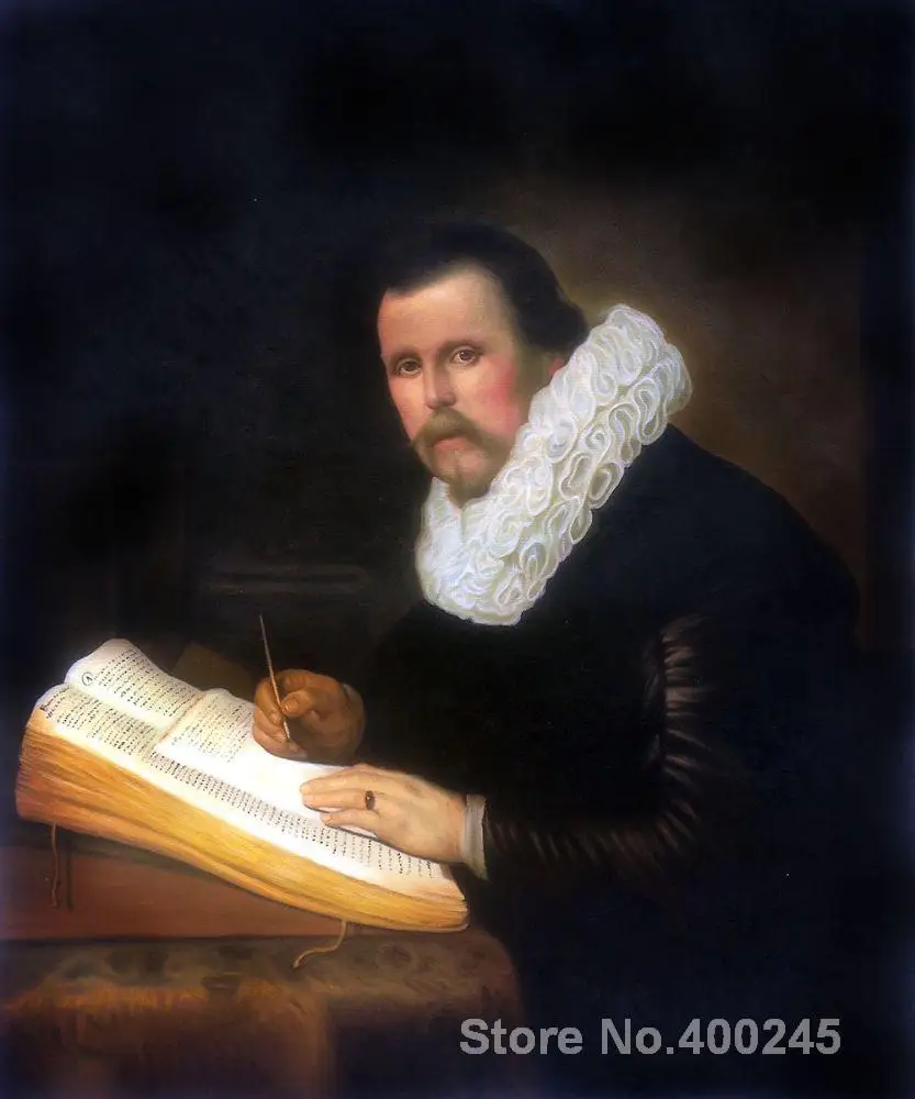 

Christmas Gift art on Canvas A scholar by Rembrandt van Rijn Painting High Quality Handmade