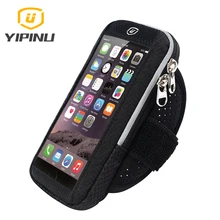 Yipinu сумки для бега спортивные упражнения Бег Тренажерный Зал нарукавник Чехол держатель сумка для сотового телефона сенсорный экран рука сумка 4-6 дюймов