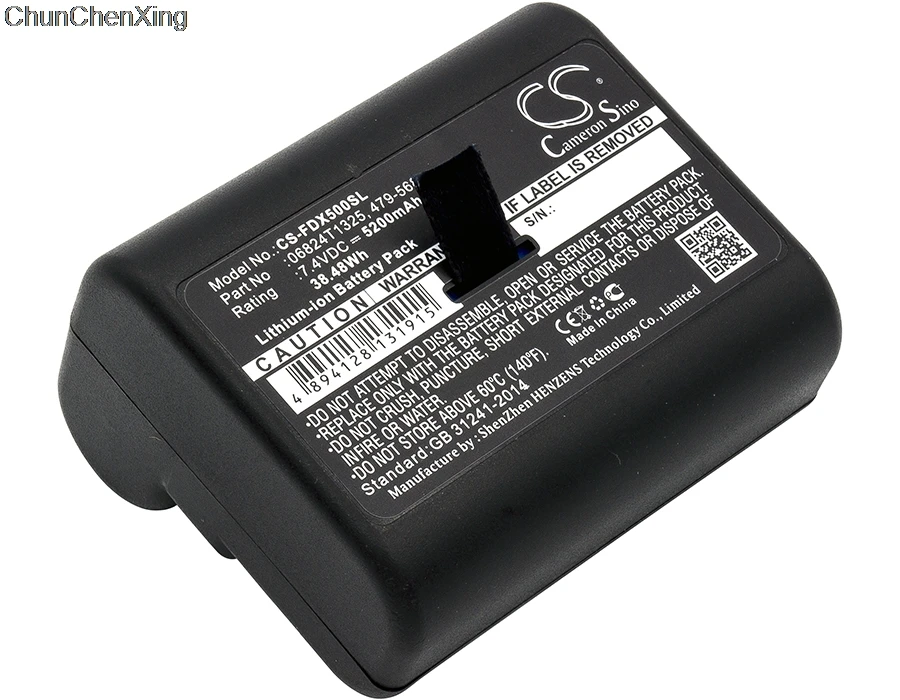 Cameron Sino батарея 5200 мАч 06824T1325 479 568 MBP LION для Fluke DSX Versiv 5000 CableAnalyzer Versiv|Цифровые