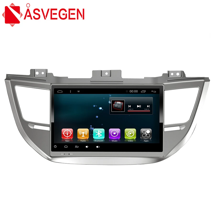 Car Player For Hyundai tucson 2016 2017 Quad Core Android 7.1 Car Multimedia Player GPS Navigation With Bluetooth Wifi Radio Map