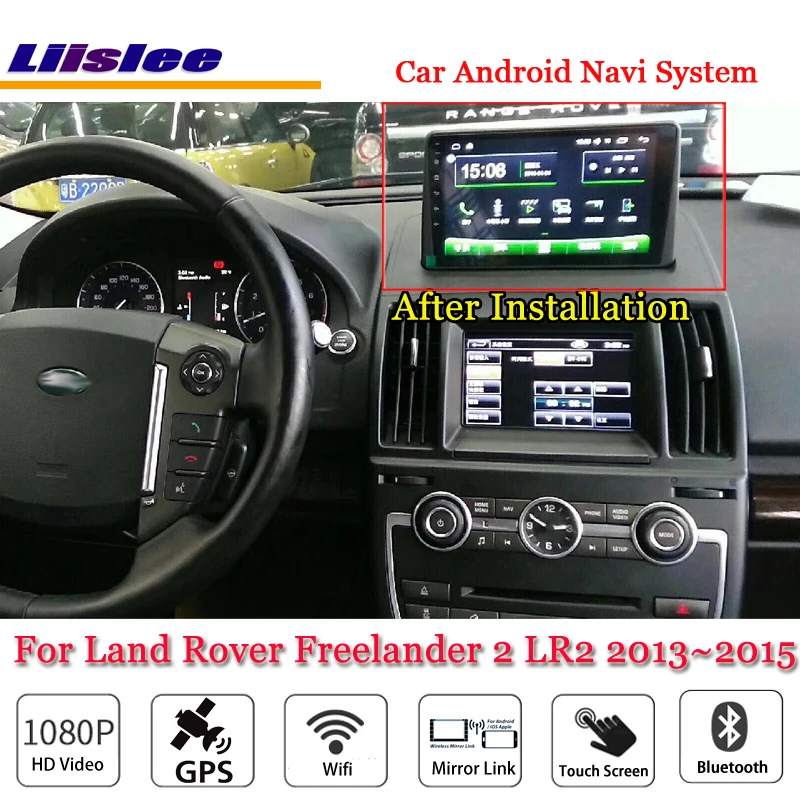 Excellent Liislee Car Android Multimedia For Land For Rover Freelander 2 LR2 II 2013~2015 BT Stereo Wifi GPS Map Navi Navigation System 0