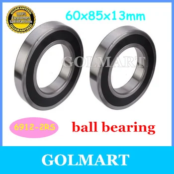 

10pcs/lot 61912 6912-2RS bearing sealed 60x85x13 mm 61912-2RS ball bearing 60mm diameter 6912RS steel deep groove ball bearing
