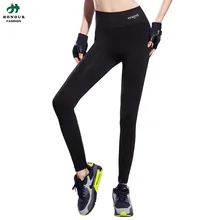 Women High Waist Stretched Full Length Sports Pants Gym Clothes Spandex Running Tights Sports Leggings Fitness