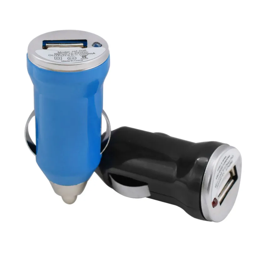 Car Charger USB Car Charger Digital 5V 1A Aluminium Fast Charging Voltage quick charge 3.0 fast charger For Iphone 6s 6plus SE (9)