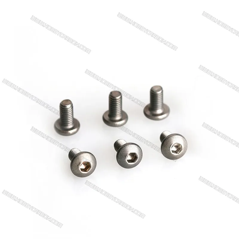 

Free shipping ST009 M3x16mm 20pcs/bag Titanium Button Head Hex Socket Screw up grade nature color