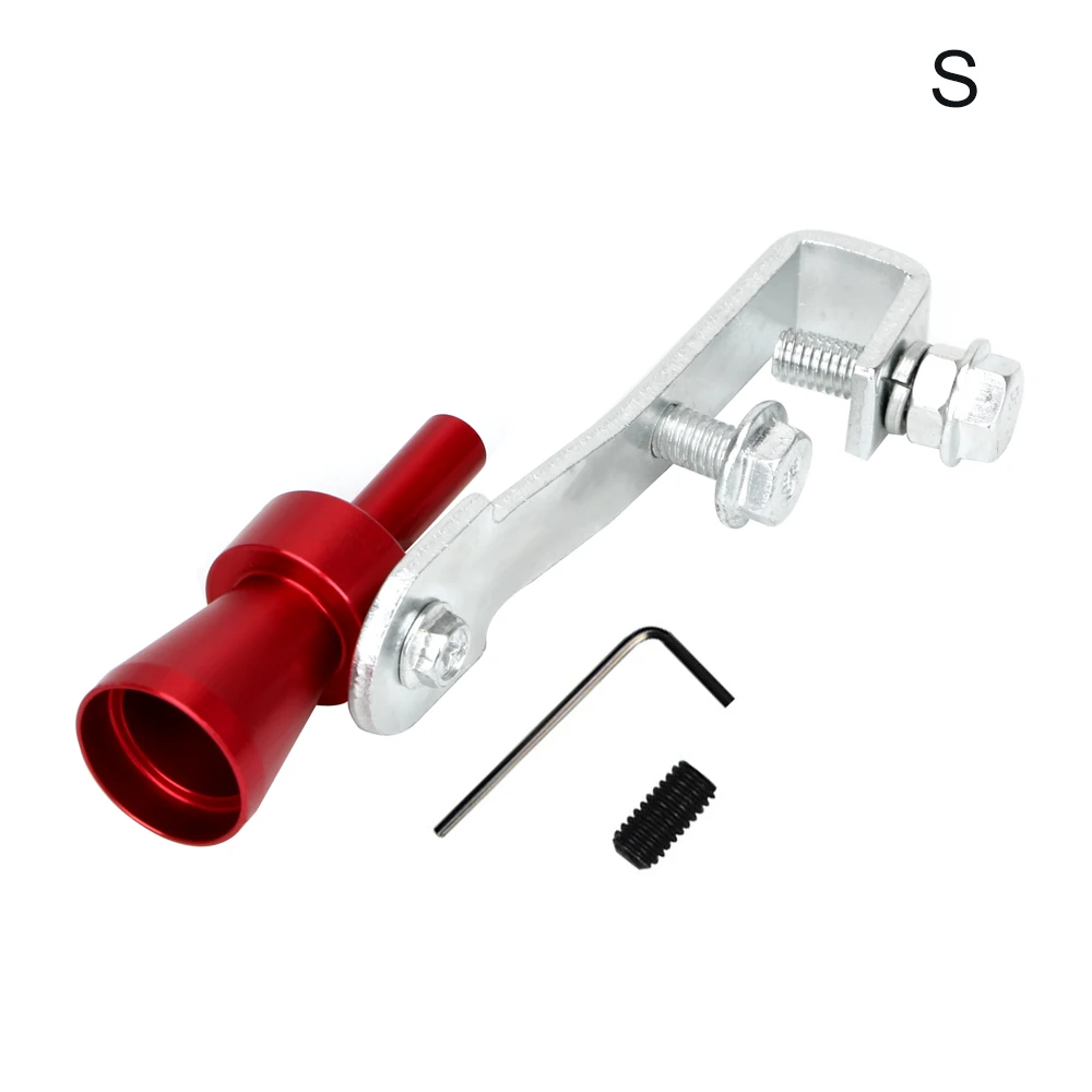 FORAUTO автомобильный глушитель турбо устройство для ремонта автомобиля турбо звуковой свисток симулятор звука выхлопная труба Универсальная - Цвет: Red(S)