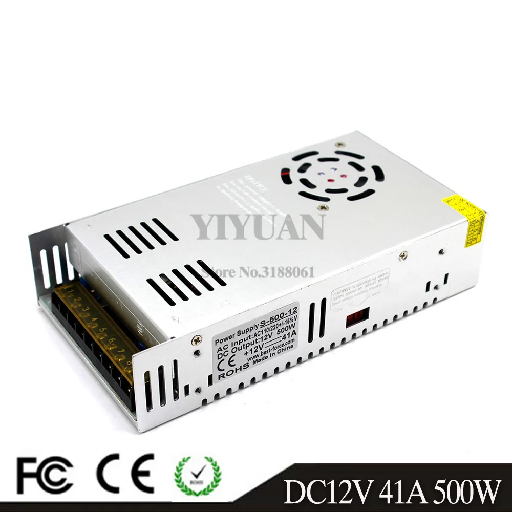 12V500W