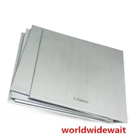 

1pc 304 Stainless Steel Polished Plate Sheet Thick 1mm - 2.5mm x 100mm x 100mm