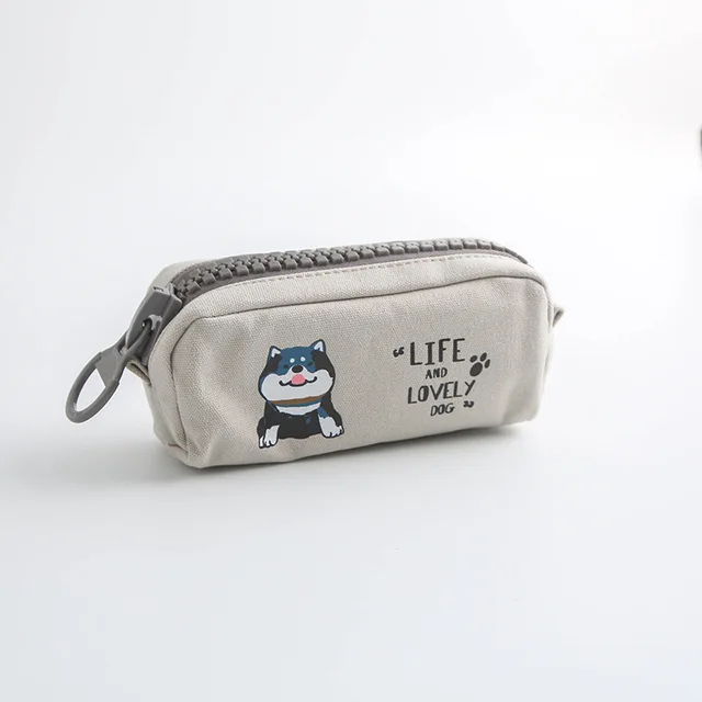 Big Zipper Fruit Pencil Case Cute Unicorn Dog Large Capacity Canvas School Pencil Bag Pen Pouch School Supplies Zakka Pencil Cases Aliexpress