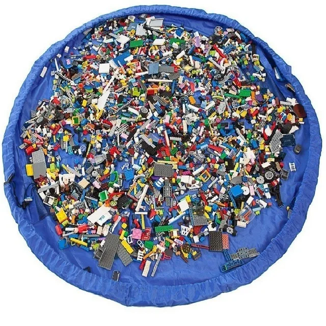 

Kids Children Baby Play Mat Rug Carpet Bath Toy Storage Bag Box Organizer Basket Large Capacity Blanket Boxs Playing Toys