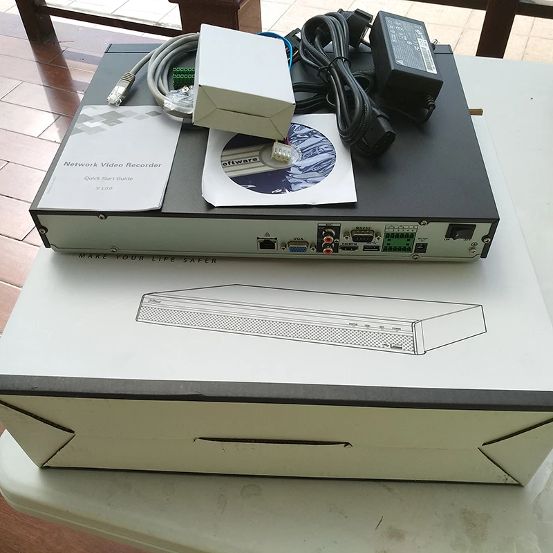 Видеорегистратор Dahua P2P NVR 16 каналов 32 канала стандартная поддержка разрешения 4K