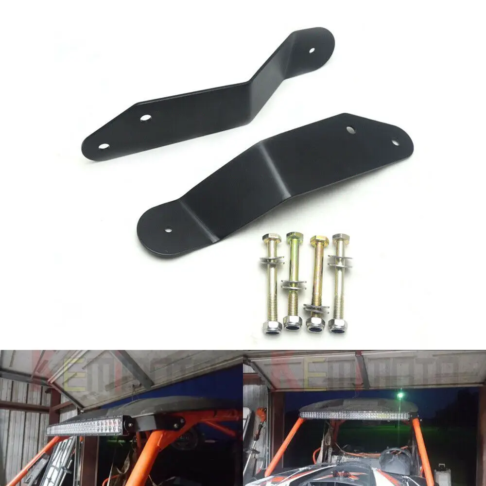 

KEMiMOTO 2PCS Upper Light Bar Mount Braket For Can Am MAVERICK Commander 800 1000 LED for Can Am Commander Maverick