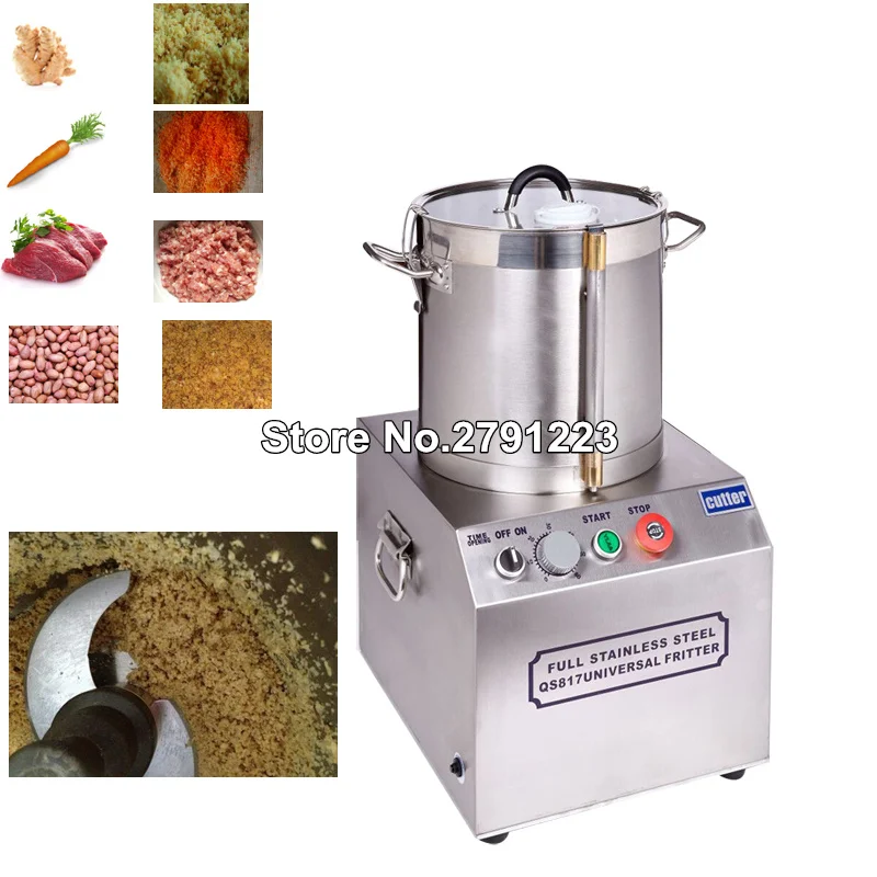 Commercial 17L 110V/220V Meat Fruits Cutter Slicer Food Chopper Cutter Processor Processing